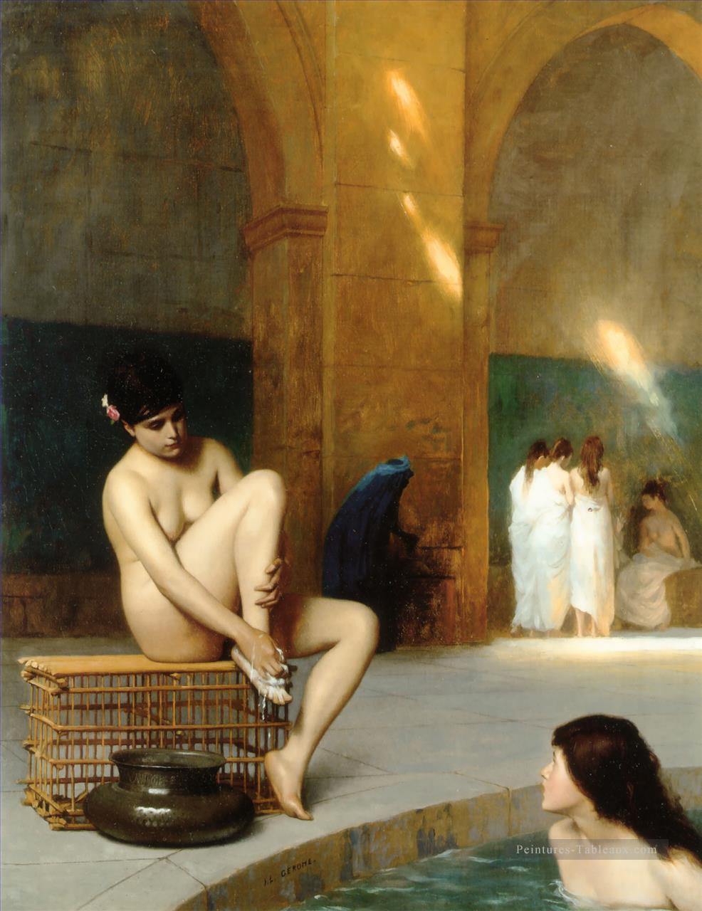 Femme nue Grec Arabe orientalisme Jean Léon Gérôme Peintures à l'huile